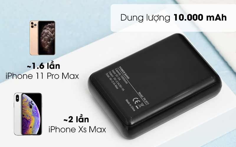 Dung lượng pin lớn và hiệu suất sạc tối ưu